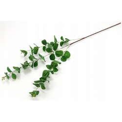GAŁĄZKA sztuczne liście EUKALIPTUSA cieniowane zielone dł. 86cm