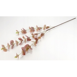 GAŁĄZKA sztuczne liście EUKALIPTUSA cieniowany róż dł. 86cm