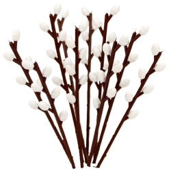 BAZIE SZTUCZNE Zestaw 10x łodyżek dł. 16cm