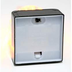 WKŁAD duży PŁOMYK LED jasne i ciepłe migające światło BATERIE W ZESTAWIE