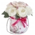 BUKIET Flower Box FLAMINGI kobiecy Peonie Róże - nr 38