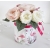 BUKIET Flower Box FLAMINGI kobiecy Peonie Róże - nr 38