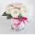 BUKIET Flower Box FLAMINGI kobiecy Peonie Róże - nr 38