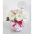 BUKIET Flower Box FLAMINGI kobiecy Peonie Róże - nr 38