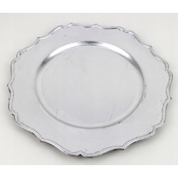 PODTALERZ srebrny okrągły ROYAL średn. 33cm