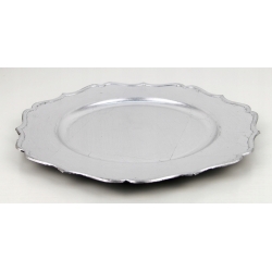 PODTALERZ srebrny okrągły ROYAL średn. 33cm