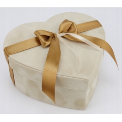 Bukiet LUX Flower Box WELUROWE Serce mix kwiatów