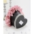 Bukiet LUX czarny Flower Box MIX różowych kwiatów