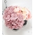 Bukiet LUX czarny Flower Box MIX różowych kwiatów