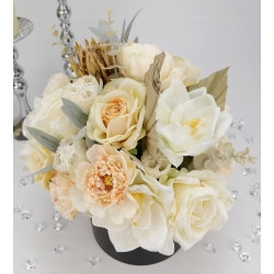 Bukiet LUX DUŻY Flower Box Jasne kwiaty Susz ozd.