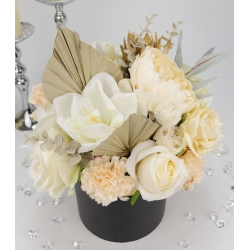 Bukiet LUX DUŻY Flower Box Jasne kwiaty Susz ozd.