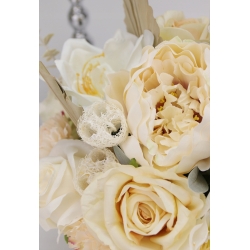 Bukiet LUX DUŻY Flower Box Jasne kwiaty Susz ozd.