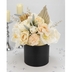 Bukiet LUX DUŻY Flower Box Jasne kwiaty Susz ozd.