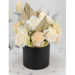 Bukiet LUX DUŻY Flower Box Jasne kwiaty Susz ozd.