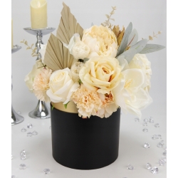 Bukiet LUX DUŻY Flower Box Jasne kwiaty Susz ozd.