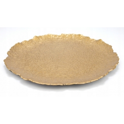 PODTALERZ ZŁOTY FLORA 33cm podkładka dekor LUX