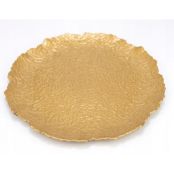 PODTALERZ ZŁOTY FLORA 33cm podkładka dekor LUX
