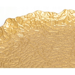 PODTALERZ ZŁOTY FLORA 33cm podkładka dekor LUX