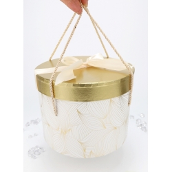 BUKIET Jasne kwiaty w zamykanym pudełku NA PREZENT