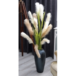 Sztuczna TRAWA PAMPAS 4x gęste gałązki CAPUCCINO