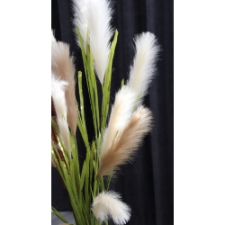 Sztuczna TRAWA PAMPAS 4x gęste gałązki CAPUCCINO