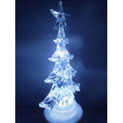 WKŁAD świetlik do znicza CHOINKA LED 90dni świecenia BIAŁY ZIMNY