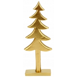 Figurka CHOINKA ZŁOTA dekoracja wys. 20,5cm