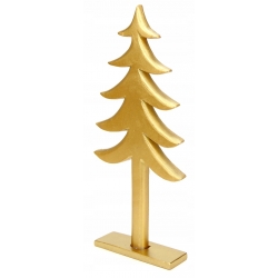 Figurka CHOINKA ZŁOTA dekoracja wys. 26cm