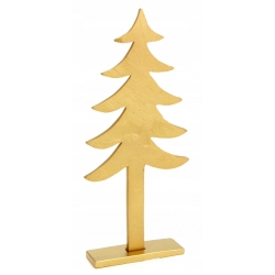 Figurka CHOINKA ZŁOTA dekoracja wys. 26cm