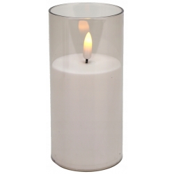 ŚWIECA LED w tubie + baterie w kpl. Wys. 15cm, średn. 7cm