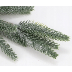Gałązka świąteczna, sztuczny ŚWIERK klasyczny, lekko ośnieżony, dł. 35cm
